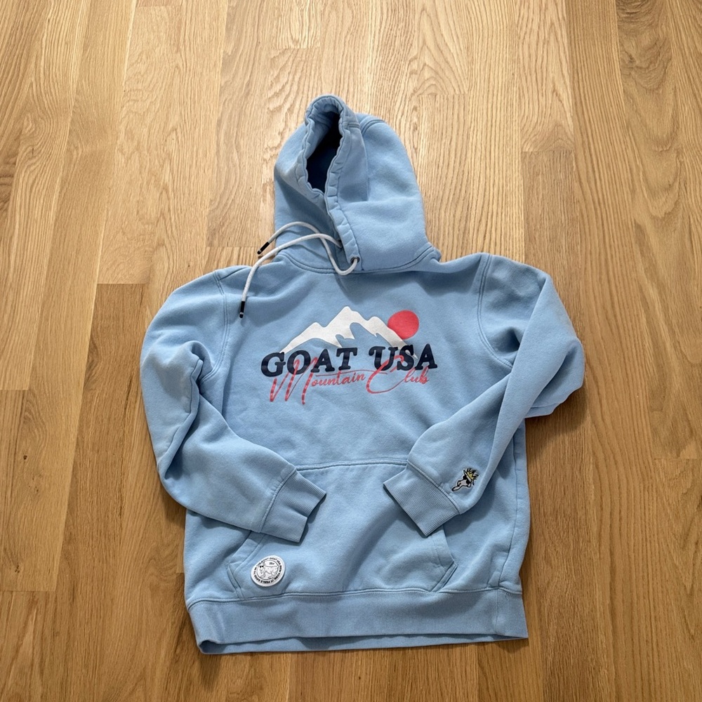 GOAT USA Light Blue Hoodie